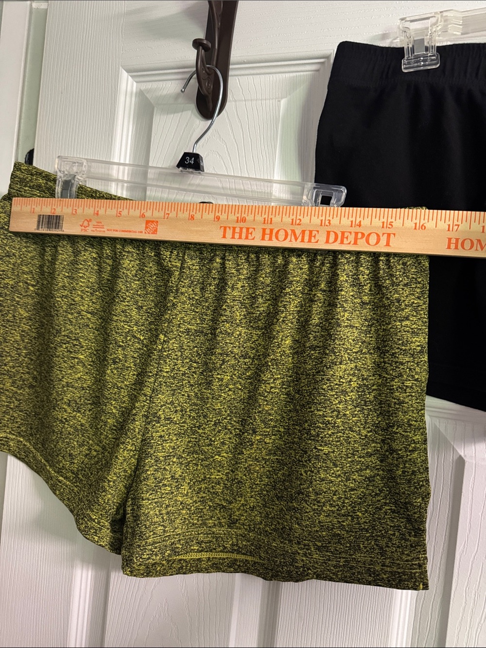 Women's Active Drawstring Shorts - Black & Olive XXL & Red XL (lightweight) - Picture 2 of 8